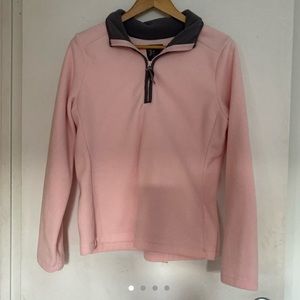 super cute collared light pink sweater